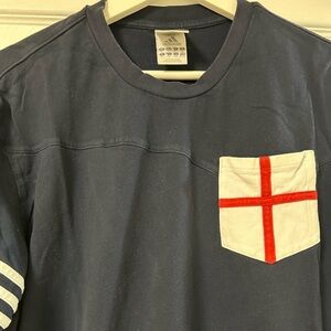 VINTAGE England Euro 2008 Navy S/S Tee